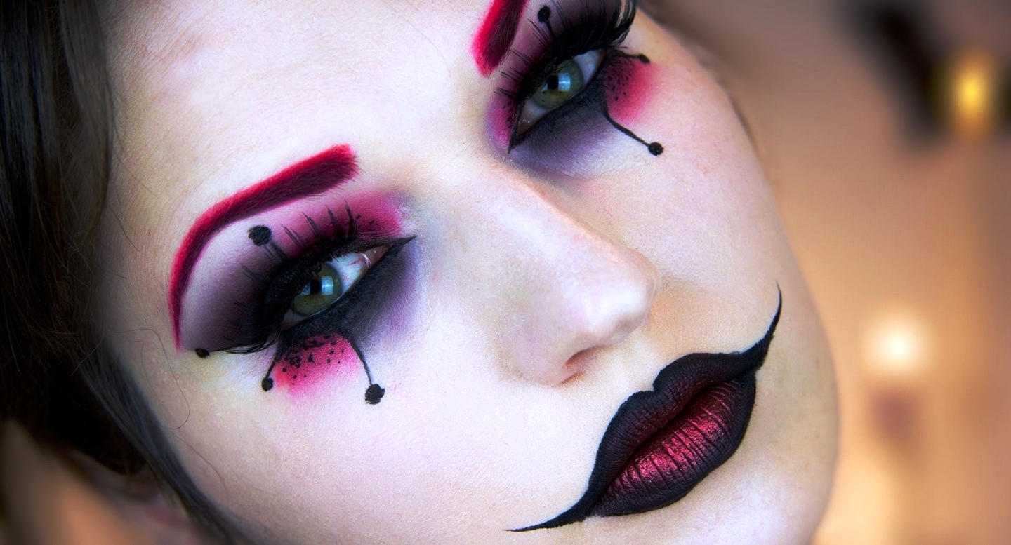 gothic makeup, halloween.