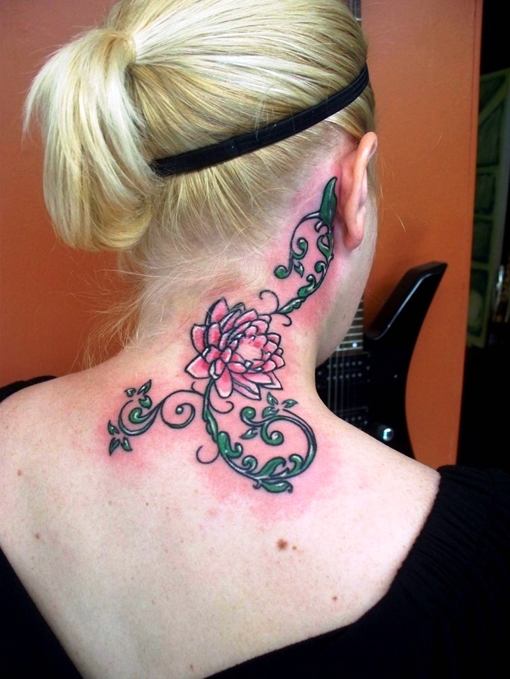 25 Neck Tattoos For Women Ideas - Flawssy