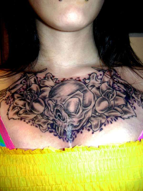 20 Chest Tattoos Ideas For Women - Flawssy
