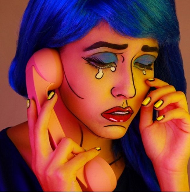 20 Comic Halloween Makeup Ideas