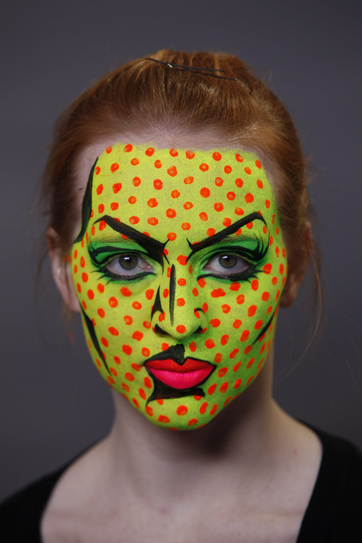 25 Popart Halloween Makeup for Women Flawssy