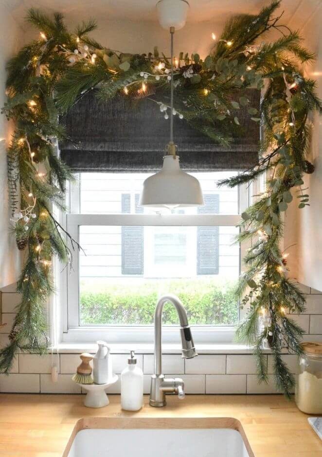 A vegetable garland for your windows 