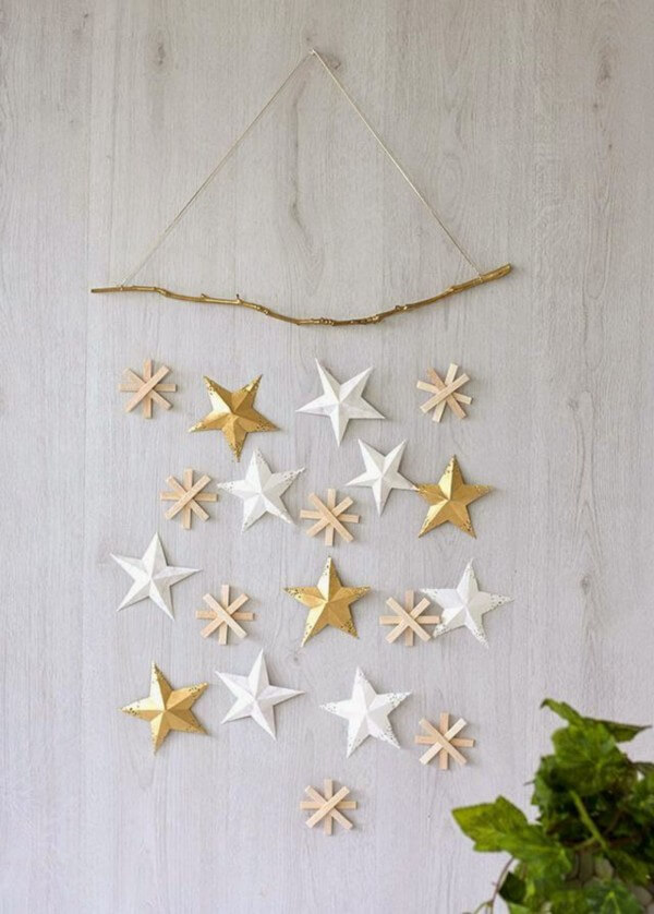 A very elegant Christmas star pendant light (1)