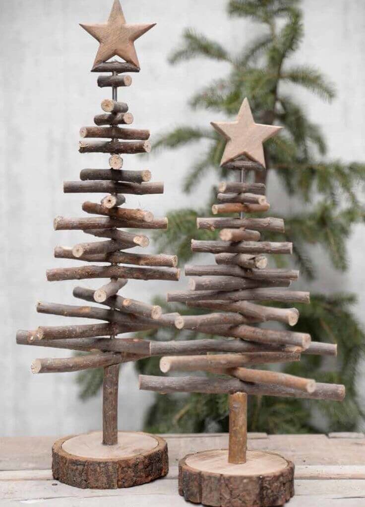 A wooden tree