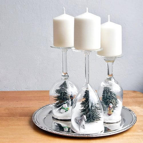 Christmas candle holders (1)