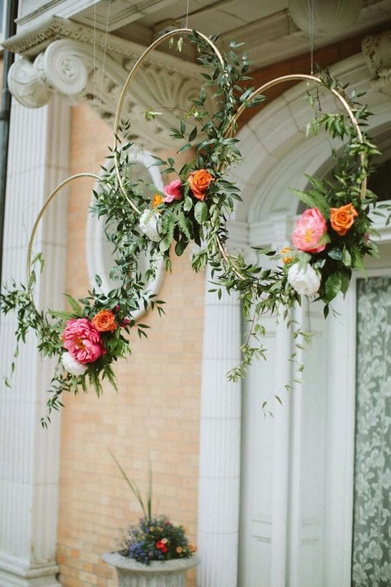 Flowered wreath