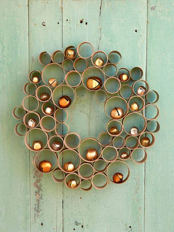 Cardboard Wreath