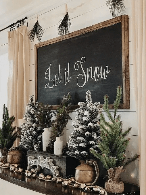 30 Ideas of Rustic Christmas Decoration (1)