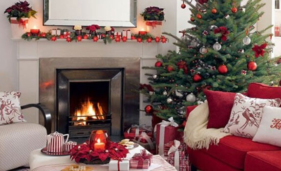 30 Red and White Theme Ideas for a Traditional Christmas (1)