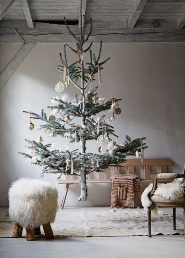 A Scandinavian Christmas tree to hang