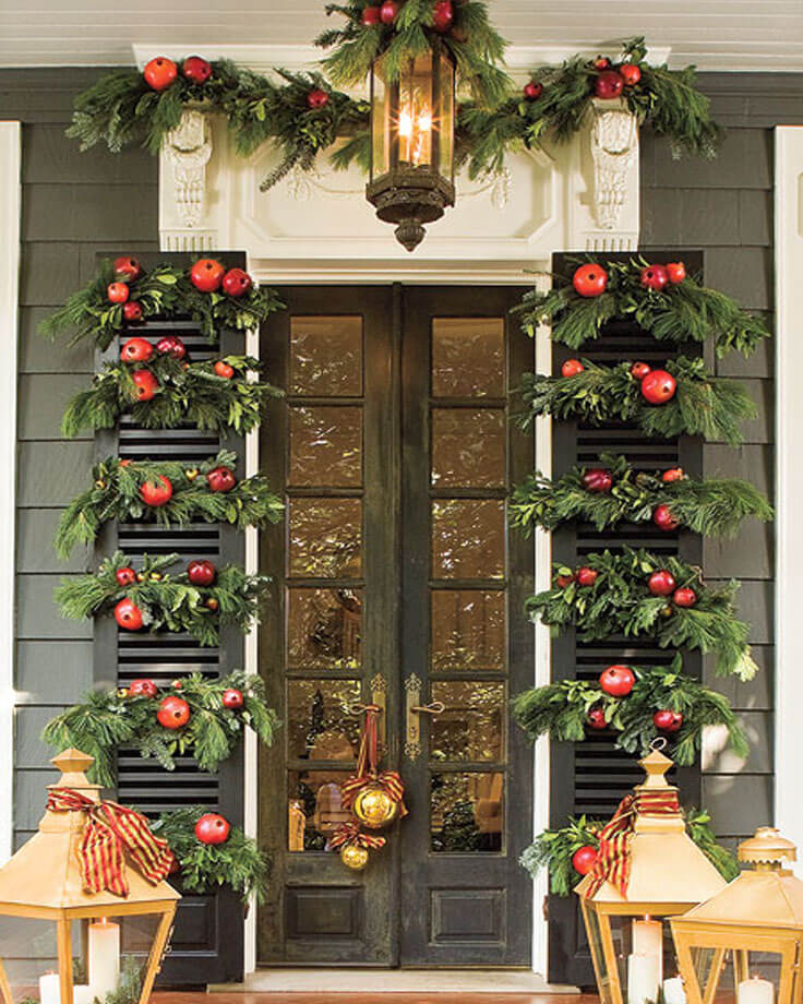 Apples and pomegranate garland (1)