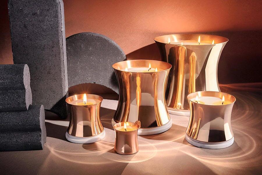 Candles in a copper vessel (1)