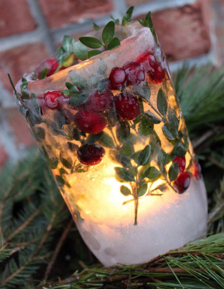Christmas decoration for the outside with ice lanterns 1 (1)
