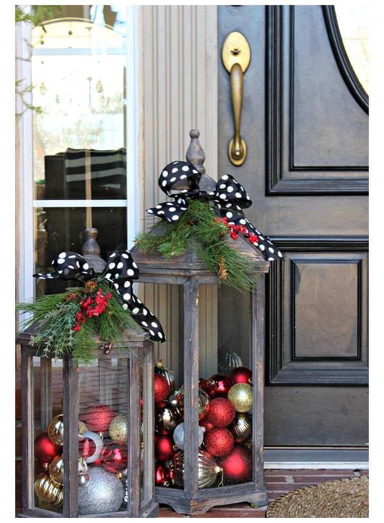 How to decorate the exterior of your house with Christmas lanterns (1)