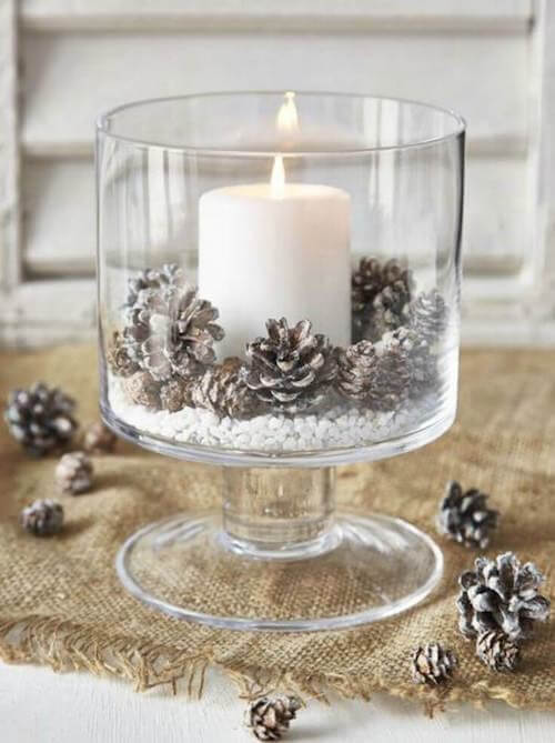 In a vase with pine cones (1)