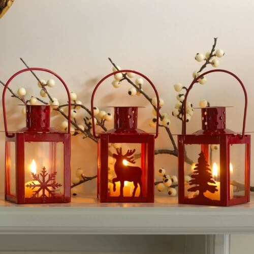 Lantern Christmas decoration with original shapes (1)