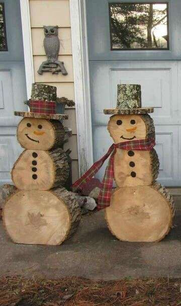 Logs for eternal snowmen