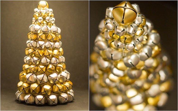 Original tree made from Christmas bells 1 (1)