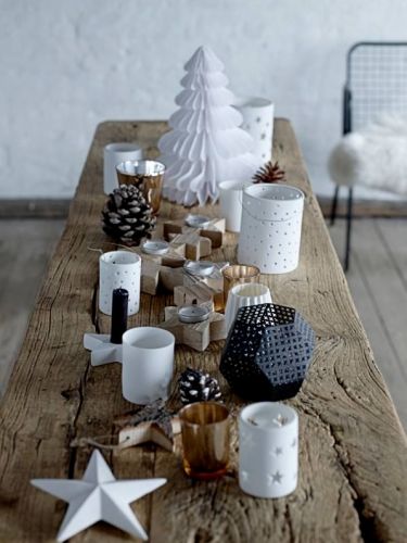 Small decoration ideas for a Nordic & natural Christmas table (1)