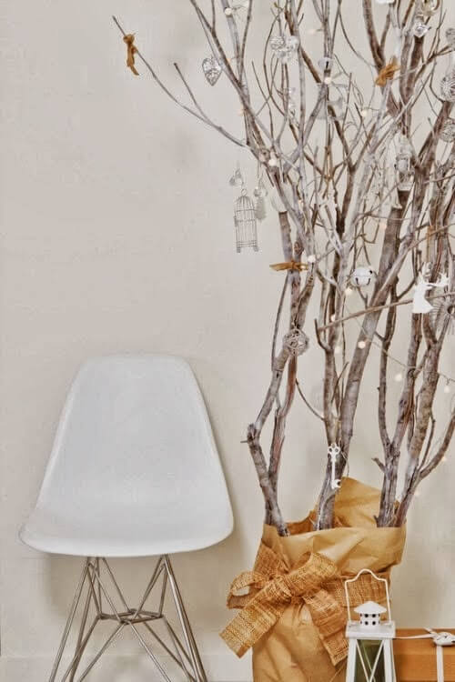 Wooden branch as trendy decor (1)