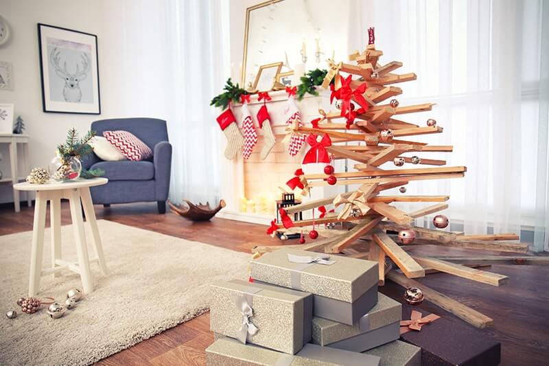 ideas of wooden decoration for Christmas (1)