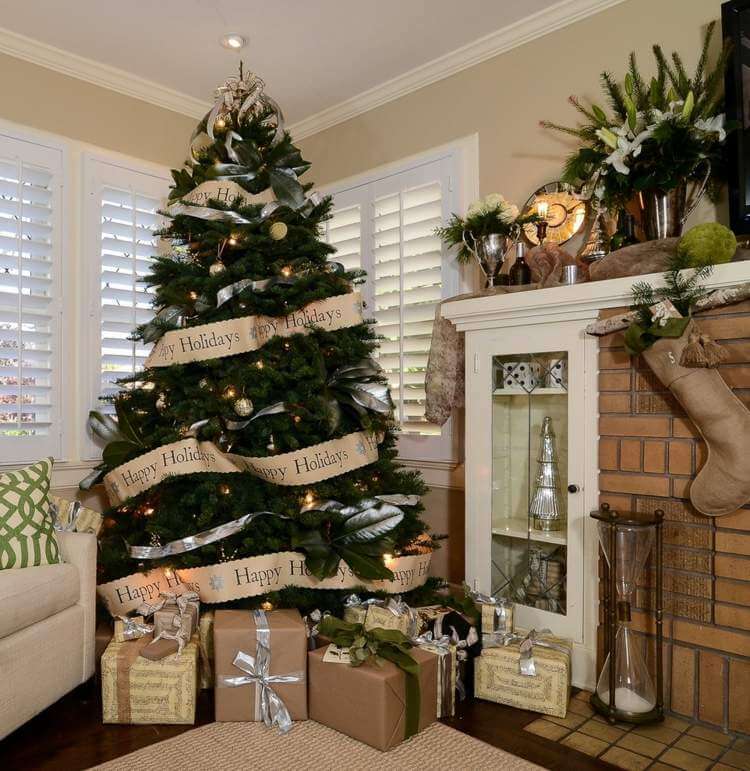 nature-inspired decoration ideas for Christmas