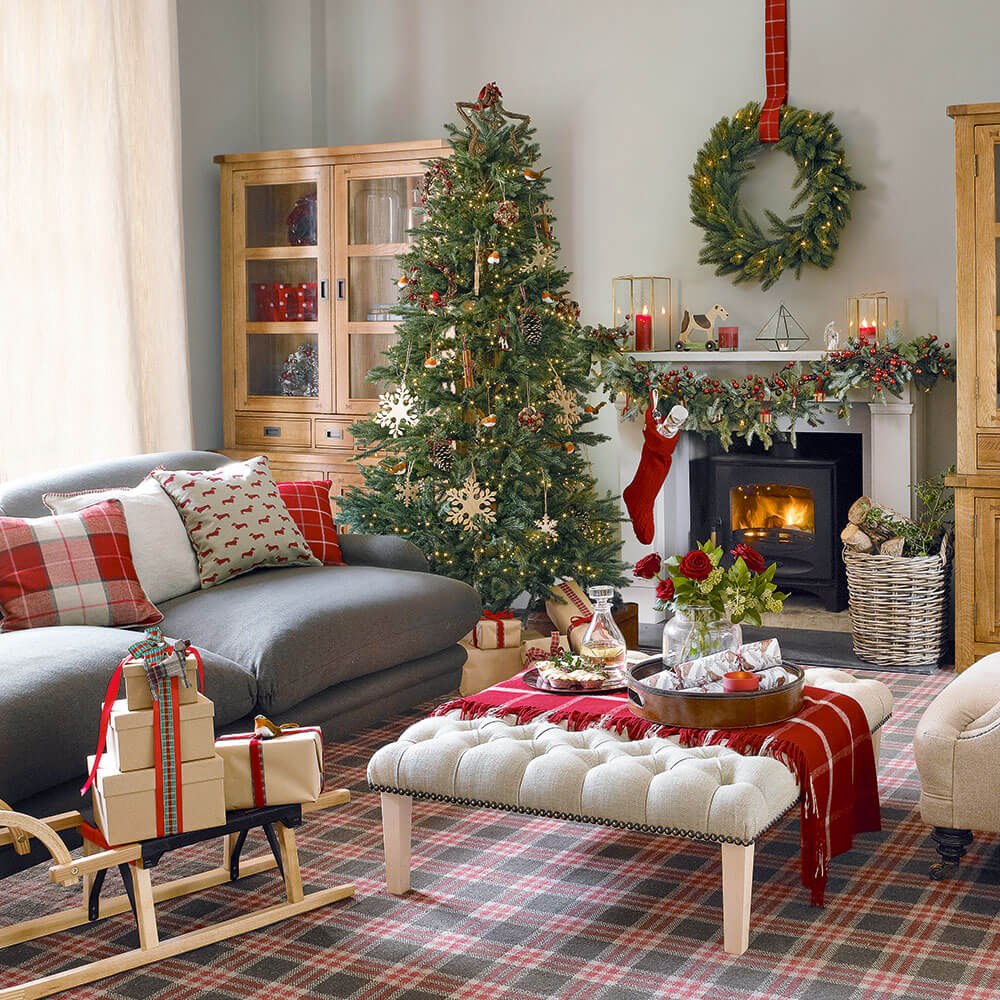 shabby style decoration ideas for Christmas