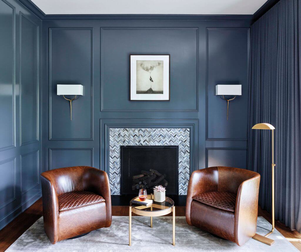 30 Ideas to Adopt a Vibrant Blue Living Room (1)