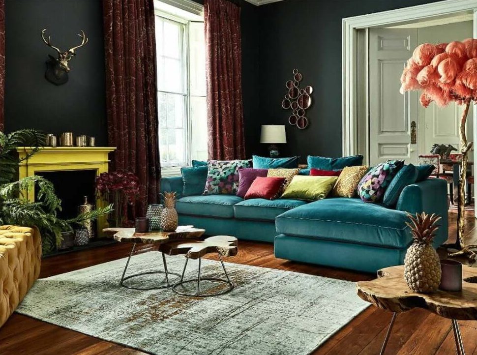 A mix of styles for a maximalist interior at will (1)