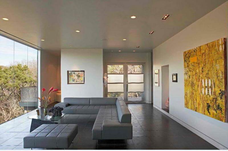 Contemperary minimalist living room (1)