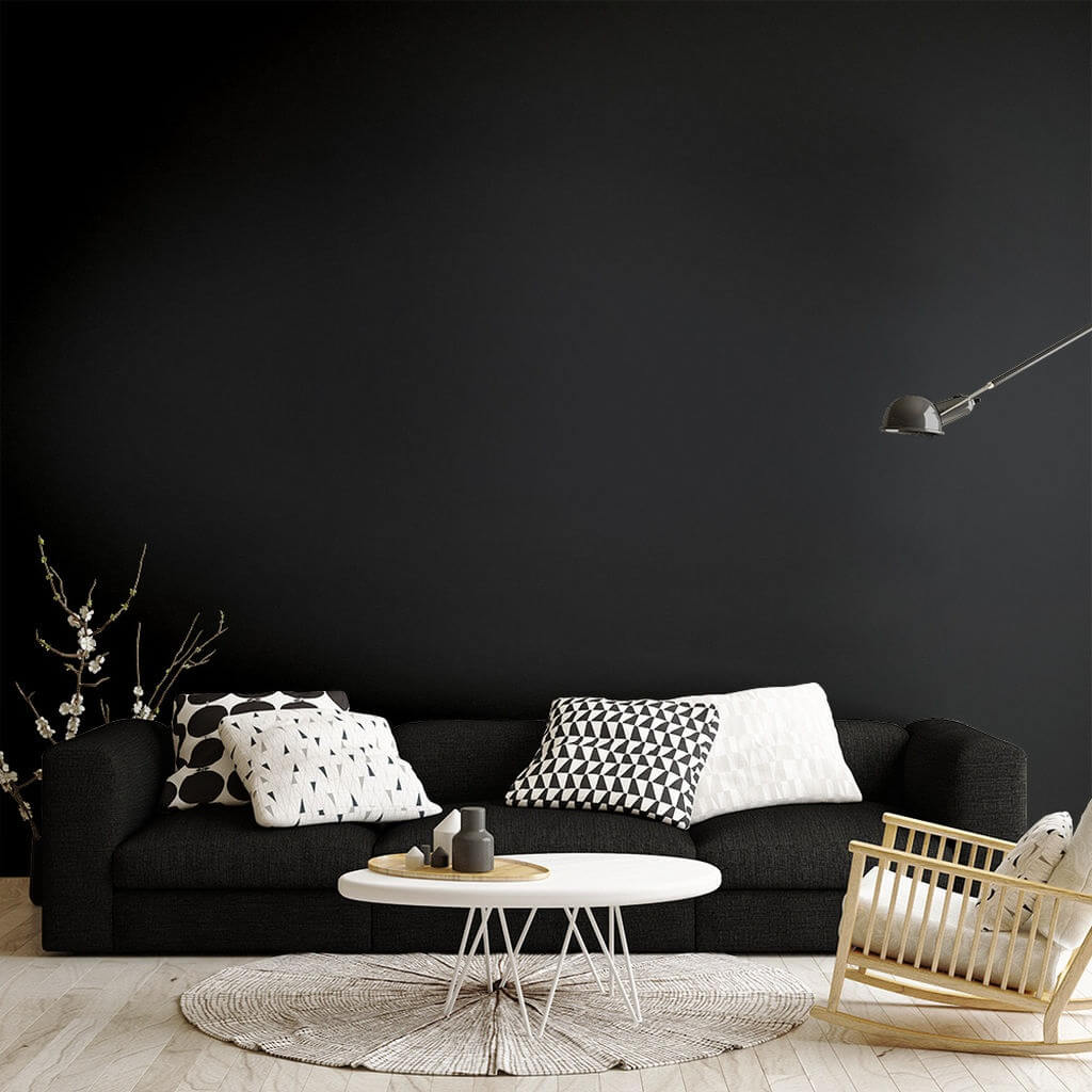 Dark gray with simple furnitures (1)