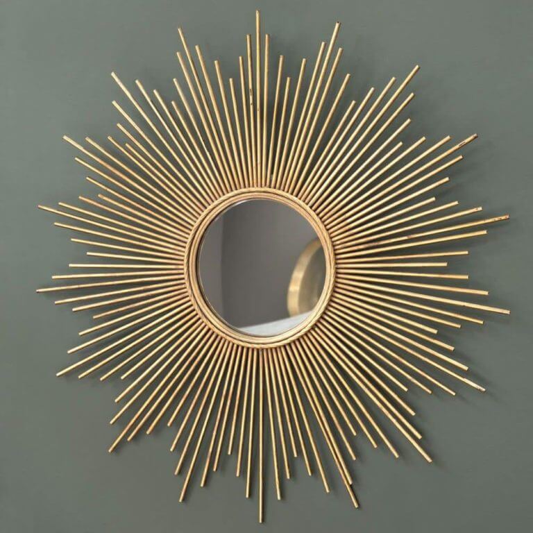 Gold metal mirror (1)