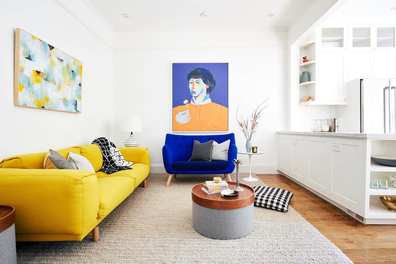 How to use yellow in the decoration of a living room 1 (1)