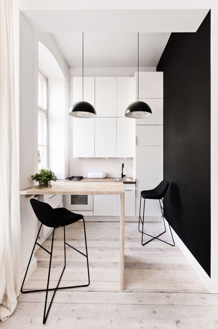Minimalist kitchens don't have to be very large1 (1)