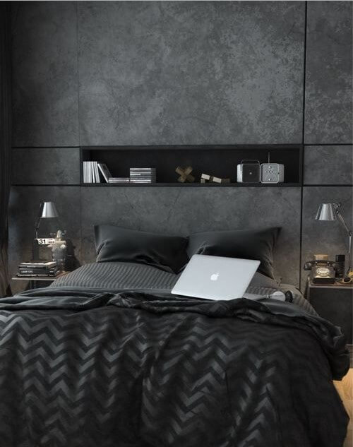 Navy blue, gray or black bedding1 (1)