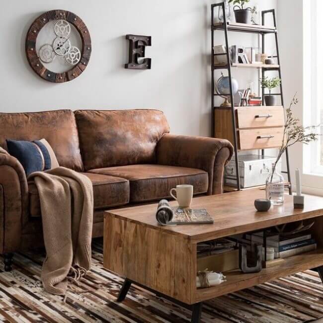 Opt for a brown leather sofa (1)