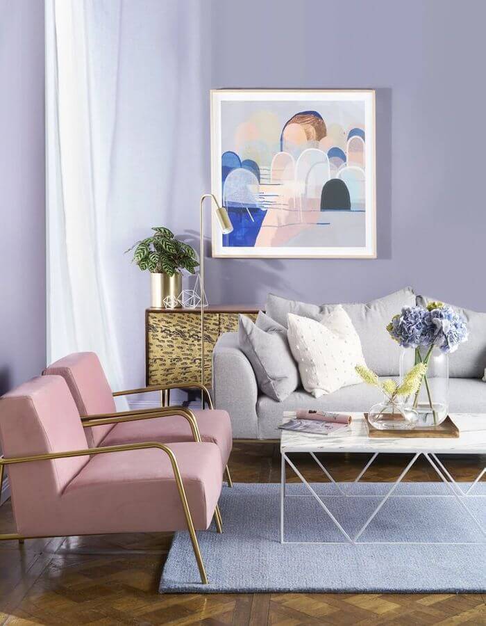 A mauve colored living room (1)