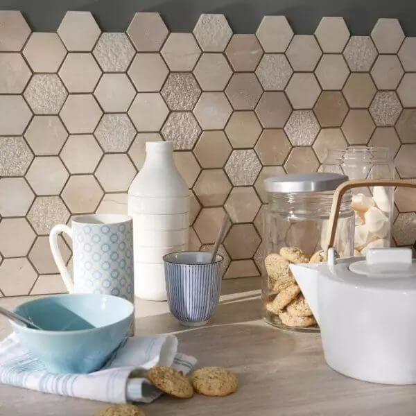 A mosaic splashback for creative kitchen  (1)