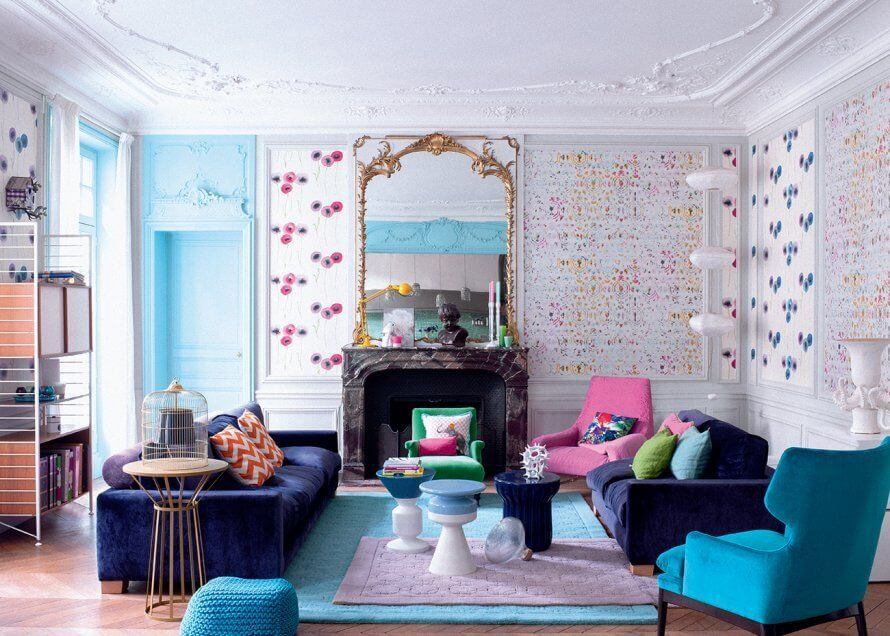 A multicolored living room with a friendly feel (1)