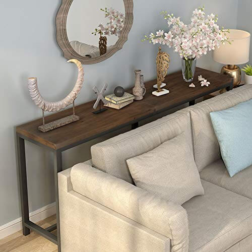 A narrow console table for the living room (1)