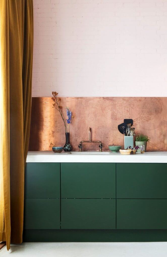 A raw and authentic copper splashback (1)
