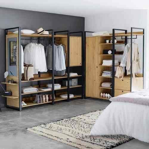 A wardrobe as practical as it is stylish with the industrial trend (2)