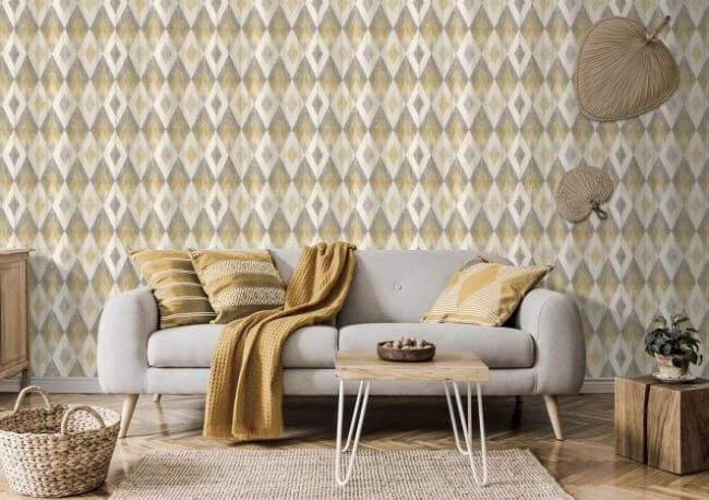 Geometric figures featured for living room wallpaper (1) - Copy