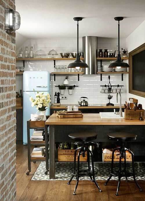 Industrial trend in the kitchen (1)