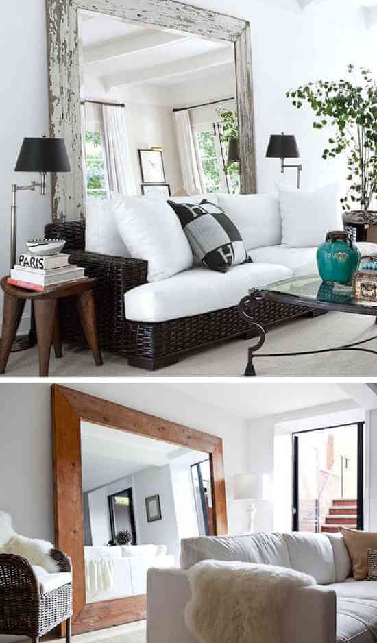 Large mirrors to enlarge a room (1)