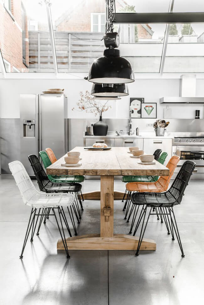 Lighting for a chic industrial kitchen1 (1)