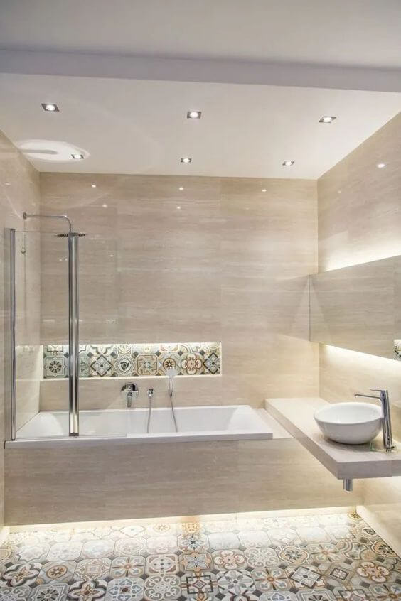Lights around the shower or bathtub (1)
