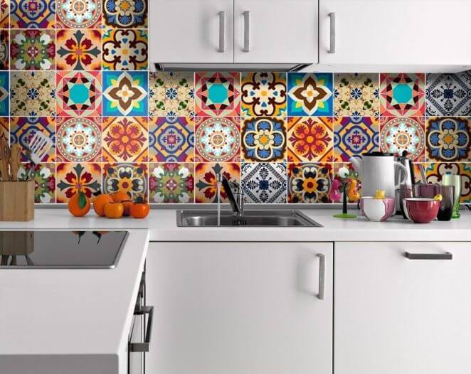 Multicolored for a fancy and unique splashback (1)