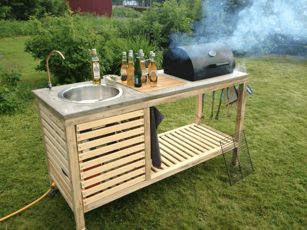 Pallet barbecue (1)