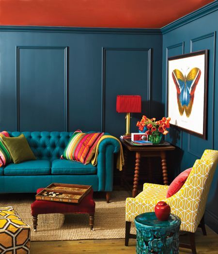 Several shades for a colorful living room (1)